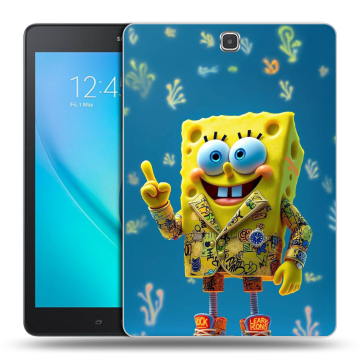 Силиконовый чехол на Samsung Galaxy Tab A 9.7 с принтом Спанч боб Спанчбоб Силиконовый чехол на Samsung Galaxy Tab A 9.7 с принтом Спанч боб Спанчбоб