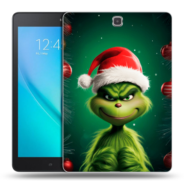 Силиконовый чехол на Samsung Galaxy Tab A 9.7 с принтом Гринч Новый год Рождество