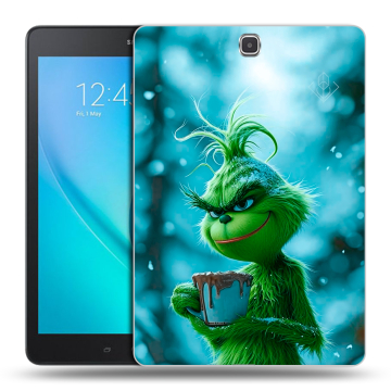 Силиконовый чехол на Samsung Galaxy Tab A 9.7 с принтом Новый год гринч