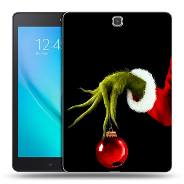 Силиконовый чехол на Samsung Galaxy Tab A 9.7 с принтом Новый год Гринч