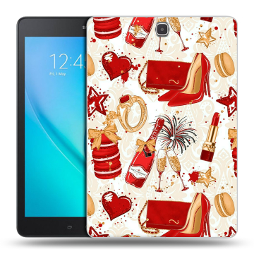 Силиконовый чехол на Samsung Galaxy Tab A 9.7 с принтом Новый год