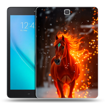 Силиконовый чехол на Samsung Galaxy Tab A 9.7 с принтом Новый год