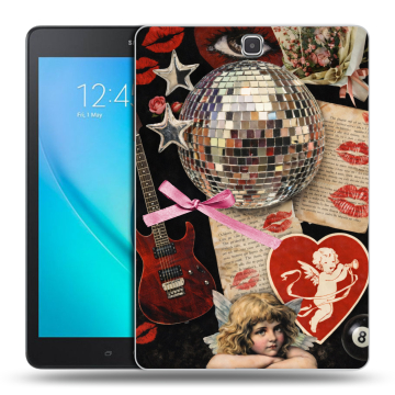 Силиконовый чехол на Samsung Galaxy Tab A 9.7 с принтом для девочек
