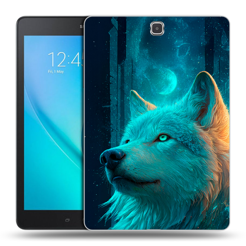 Силиконовый чехол на Samsung Galaxy Tab A 9.7 с принтом бабочки саккура Силиконовый чехол на Samsung Galaxy Tab A 9.7 с принтом бабочки саккура