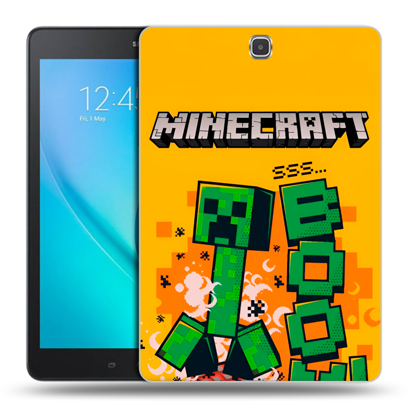 Силиконовый чехол на Samsung Galaxy Tab A 9.7 с принтом Майнкрафт Minecraft Силиконовый чехол на Samsung Galaxy Tab A 9.7 с принтом Майнкрафт Minecraft