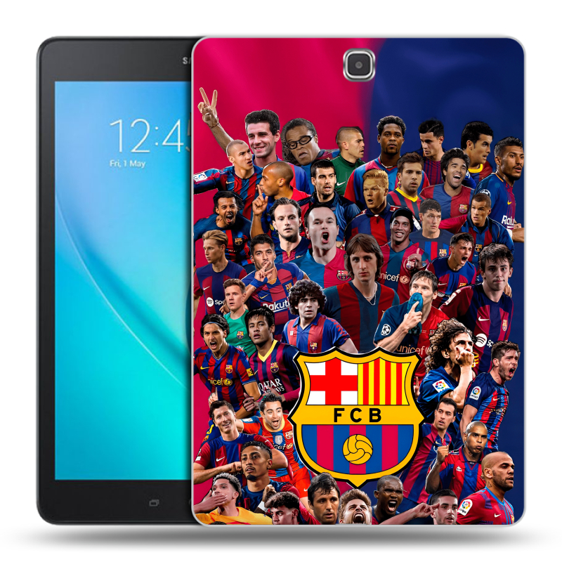 Силиконовый чехол на Samsung Galaxy Tab A 9.7 с принтом Барселона Barcelona Силиконовый чехол на Samsung Galaxy Tab A 9.7 с принтом Барселона Barcelona