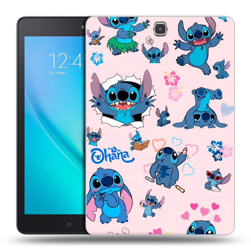 Силиконовый чехол на Samsung Galaxy Tab A 9.7 с принтом Лило и Стич Силиконовый чехол на Samsung Galaxy Tab A 9.7 с принтом Лило и Стич