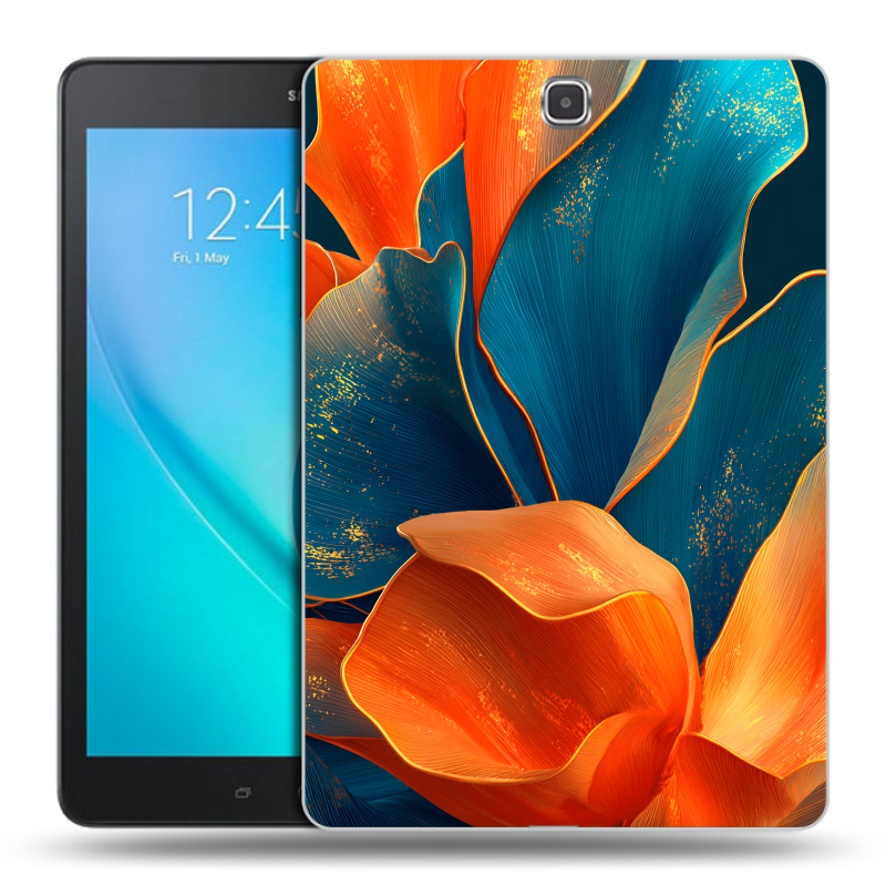 Силиконовый чехол на Samsung Galaxy Tab A 9.7 с принтом Цветы Силиконовый чехол на Samsung Galaxy Tab A 9.7 с принтом Цветы