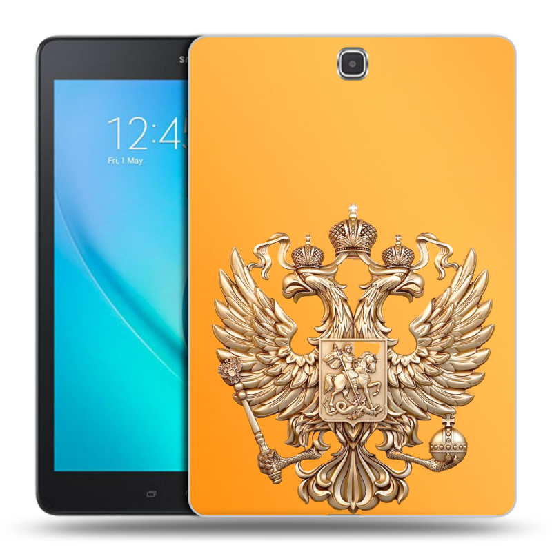 Силиконовый чехол на Samsung Galaxy Tab A 9.7 с принтом Герб Флаг России Силиконовый чехол на Samsung Galaxy Tab A 9.7 с принтом Герб Флаг России