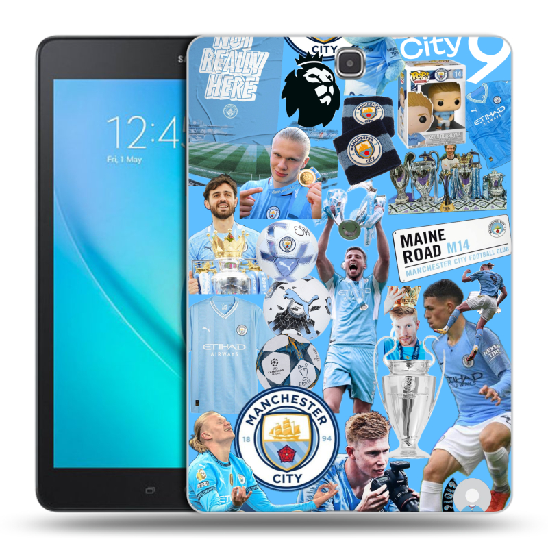 Силиконовый чехол на Samsung Galaxy Tab A 9.7 с принтом Man City Манчестер Сити Силиконовый чехол на Samsung Galaxy Tab A 9.7 с принтом Man City Манчестер Сити