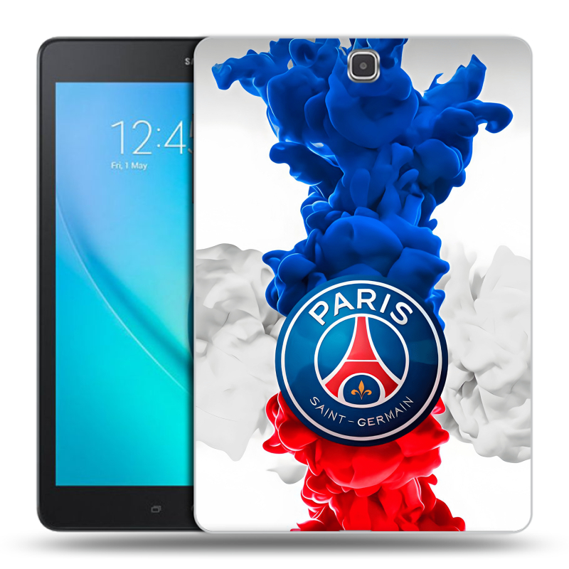 Силиконовый чехол на Samsung Galaxy Tab A 9.7 с принтом PSG ПСЖ Силиконовый чехол на Samsung Galaxy Tab A 9.7 с принтом PSG ПСЖ