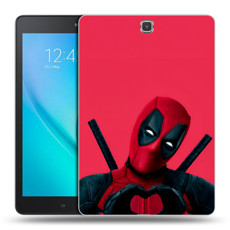 Силиконовый чехол на планшета Samsung Galaxy Tab A 9.7 с принтом Дедпул Deadpool Силиконовый чехол на планшета Samsung Galaxy Tab A 9.7 с принтом Дедпул Deadpool