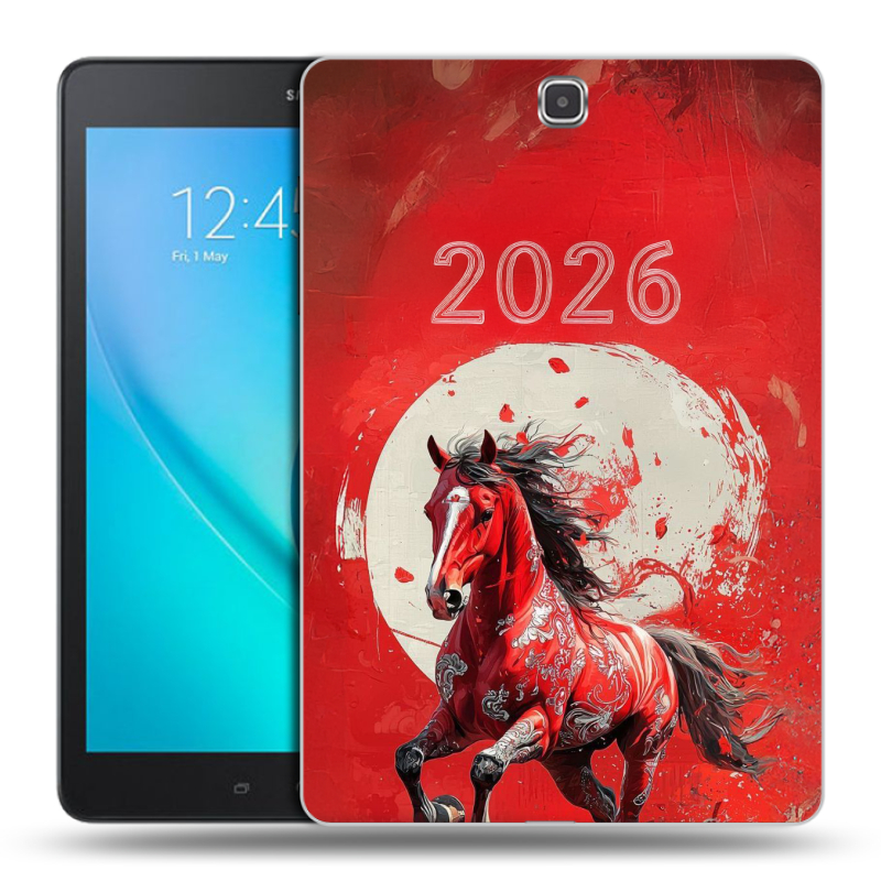 Силиконовый чехол на Samsung Galaxy Tab A 9.7 с принтом Новый год Силиконовый чехол на Samsung Galaxy Tab A 9.7 с принтом Новый год