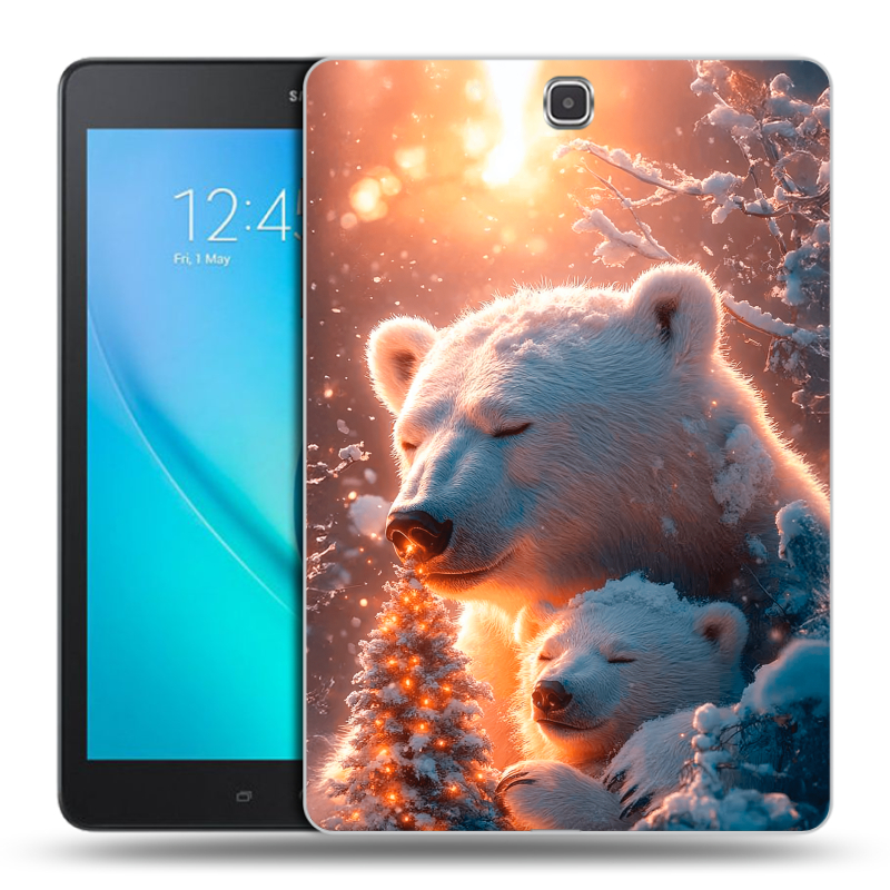 Силиконовый чехол на Samsung Galaxy Tab A 9.7 с принтом Новый год Силиконовый чехол на Samsung Galaxy Tab A 9.7 с принтом Новый год