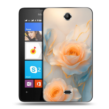Силиконовый чехол на Microsoft Lumia 430 Dual SIM с принтом Женский Силиконовый чехол на Microsoft Lumia 430 Dual SIM с принтом Женский