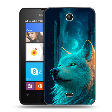 Силиконовый чехол на Microsoft Lumia 430 Dual SIM с принтом бабочки саккура Силиконовый чехол на Microsoft Lumia 430 Dual SIM с принтом бабочки саккура