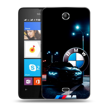 Силиконовый чехол на Microsoft Lumia 430 Dual SIM с принтом БМВ BMW