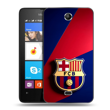 Силиконовый чехол на Microsoft Lumia 430 Dual SIM с принтом Барселона Barcelona Силиконовый чехол на Microsoft Lumia 430 Dual SIM с принтом Барселона Barcelona
