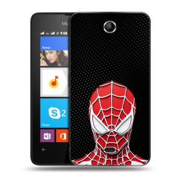 Силиконовый чехол на Microsoft Lumia 430 Dual SIM с принтом человек паук spiderman Силиконовый чехол на Microsoft Lumia 430 Dual SIM с принтом человек паук spiderman
