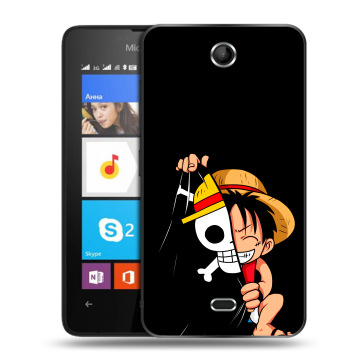 Силиконовый чехол на Microsoft Lumia 430 Dual SIM с принтом One Piece Ван Пис Силиконовый чехол на Microsoft Lumia 430 Dual SIM с принтом One Piece Ван Пис