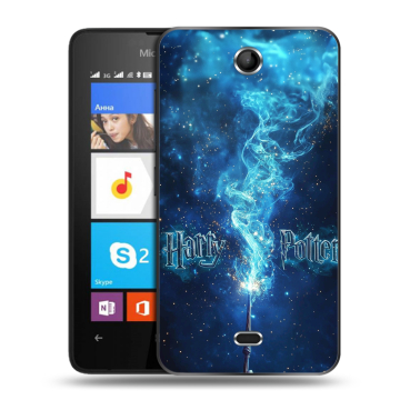 Силиконовый чехол на Microsoft Lumia 430 Dual SIM с принтом Harry Potter Гарри Поттер