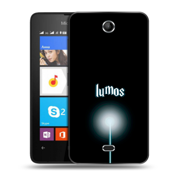 Силиконовый чехол на Microsoft Lumia 430 Dual SIM с принтом Harry Potter Гарри Поттер