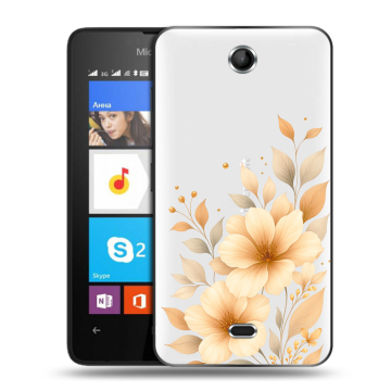Силиконовый чехол на Microsoft Lumia 430 Dual SIM с принтом для девушки Силиконовый чехол на Microsoft Lumia 430 Dual SIM с принтом для девушки
