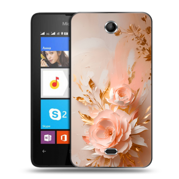 Силиконовый чехол на Microsoft Lumia 430 Dual SIM с принтом женский Силиконовый чехол на Microsoft Lumia 430 Dual SIM с принтом женский