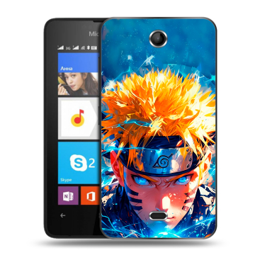 Силиконовый чехол на Microsoft Lumia 430 Dual SIM с принтом Аниме Наруто Naruto Силиконовый чехол на Microsoft Lumia 430 Dual SIM с принтом Аниме Наруто Naruto