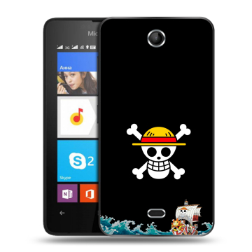 Силиконовый чехол на Microsoft Lumia 430 Dual SIM с принтом One Piece Ван Пис