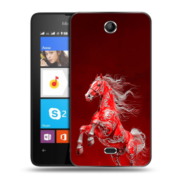 Силиконовый чехол на Microsoft Lumia 430 Dual SIM с принтом Новый год Силиконовый чехол на Microsoft Lumia 430 Dual SIM с принтом Новый год