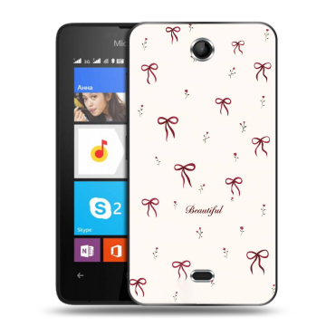 Силиконовый чехол на Microsoft Lumia 430 Dual SIM с принтом для девочек