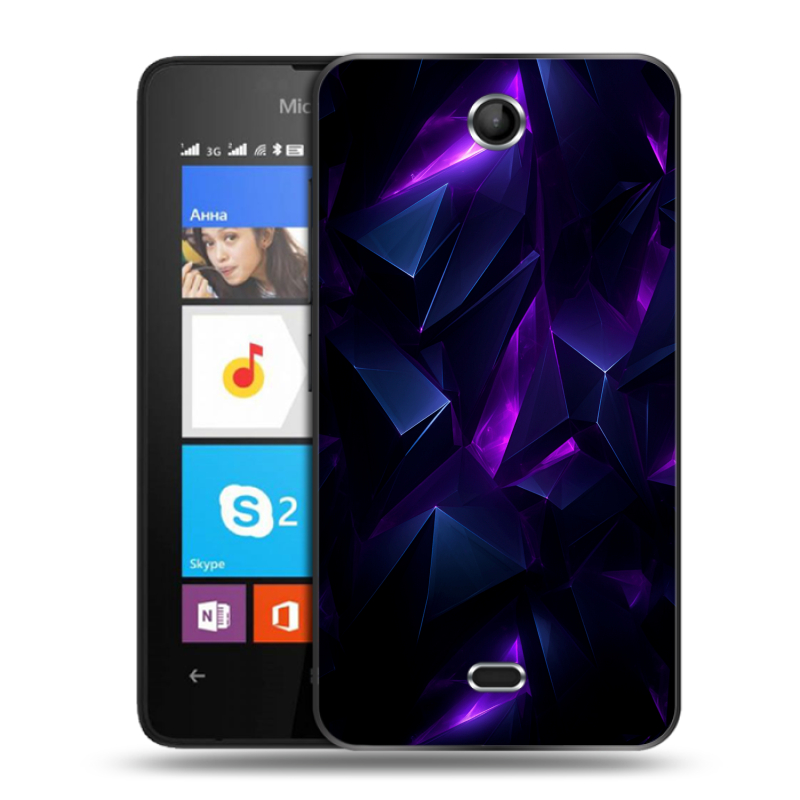 Силиконовый чехол на Microsoft Lumia 430 Dual SIM с принтом Абстракиция Силиконовый чехол на Microsoft Lumia 430 Dual SIM с принтом Абстракиция