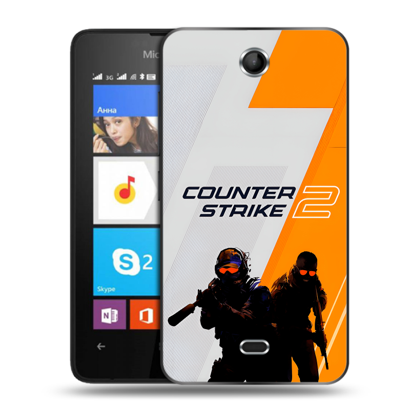 Силиконовый чехол на Microsoft Lumia 430 Dual SIM с принтом Counter Strike Силиконовый чехол на Microsoft Lumia 430 Dual SIM с принтом Counter Strike