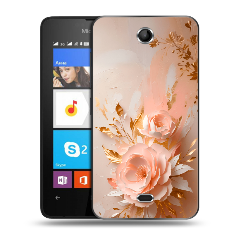 Силиконовый чехол на Microsoft Lumia 430 Dual SIM с принтом женский Силиконовый чехол на Microsoft Lumia 430 Dual SIM с принтом женский
