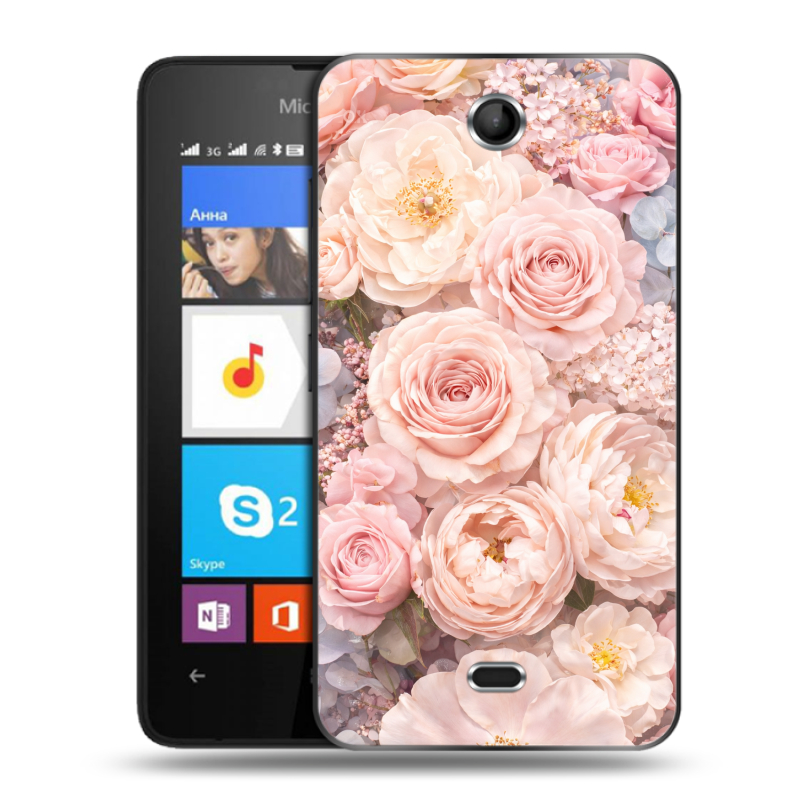 Силиконовый чехол на Microsoft Lumia 430 Dual SIM с принтом женский Силиконовый чехол на Microsoft Lumia 430 Dual SIM с принтом женский