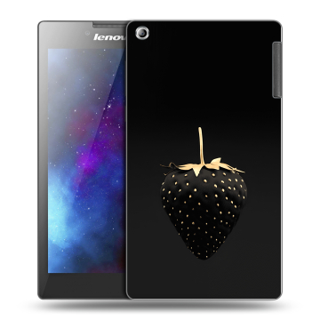 Силиконовый чехол на планшета Lenovo Tab 2 A7-30 с принтом Черная клубника Силиконовый чехол на планшета Lenovo Tab 2 A7-30 с принтом Черная клубника