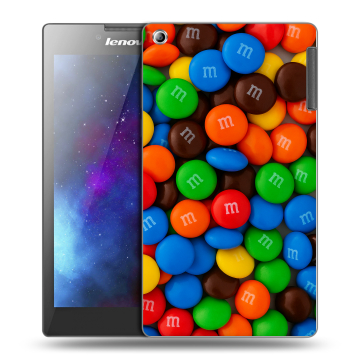 Силиконовый чехол на планшета Lenovo Tab 2 A7-30 с принтом Конфеты Силиконовый чехол на планшета Lenovo Tab 2 A7-30 с принтом Конфеты
