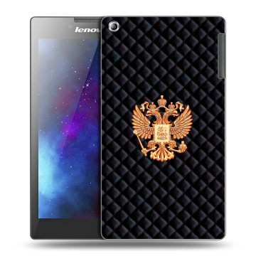 Силиконовый чехол на Lenovo Tab 2 A7-30 с принтом Герб России принт