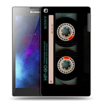 Силиконовый чехол на Lenovo Tab 2 A7-30 с принтом Кассета
