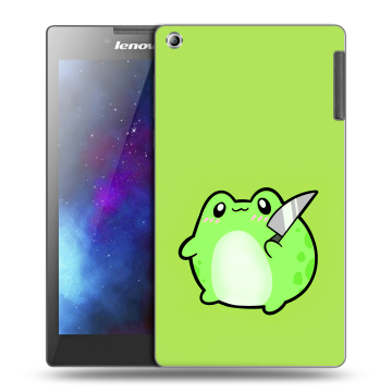 Силиконовый чехол на Lenovo Tab 2 A7-30 с принтом Лягушенок
