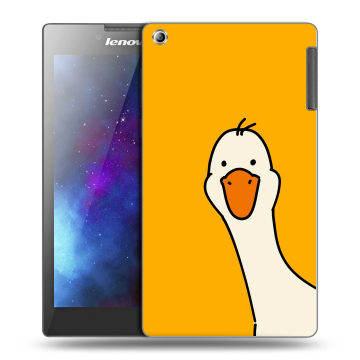 Силиконовый чехол на Lenovo Tab 2 A7-30 с принтом Утка