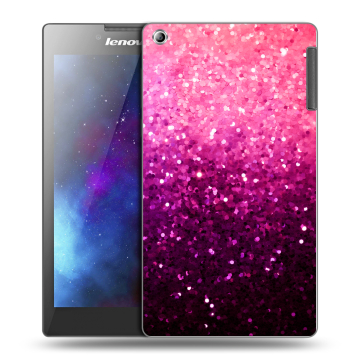 Силиконовый чехол на Lenovo Tab 2 A7-30 с принтом Блестки