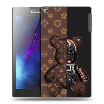 Силиконовый чехол на Lenovo Tab 2 A7-30 с принтом Луи робот