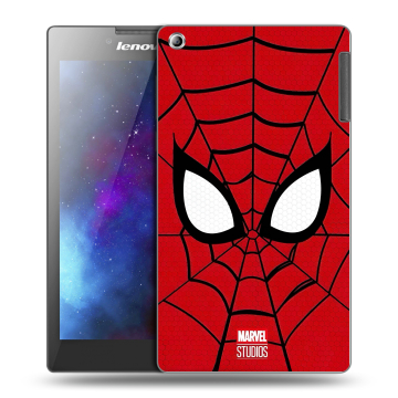 Силиконовый чехол на Lenovo Tab 2 A7-30 с принтом человек паук spiderman