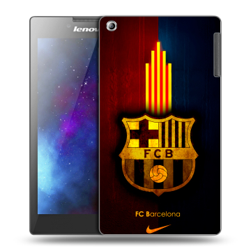 Силиконовый чехол на Lenovo Tab 2 A7-30 с принтом Барселона Barcelona Силиконовый чехол на Lenovo Tab 2 A7-30 с принтом Барселона Barcelona
