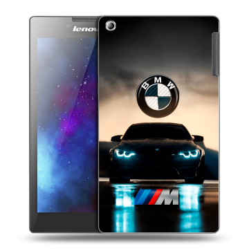 Силиконовый чехол на Lenovo Tab 2 A7-30 с принтом БМВ BMW