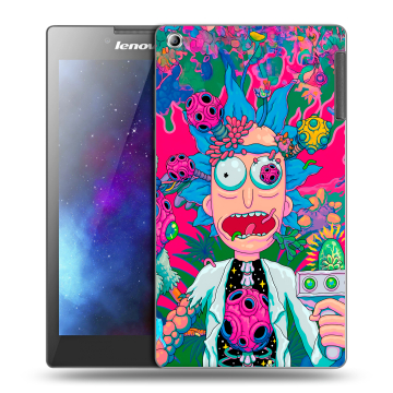 Силиконовый чехол на Lenovo Tab 2 A7-30 с принтом Рик и Морти Rick Morty