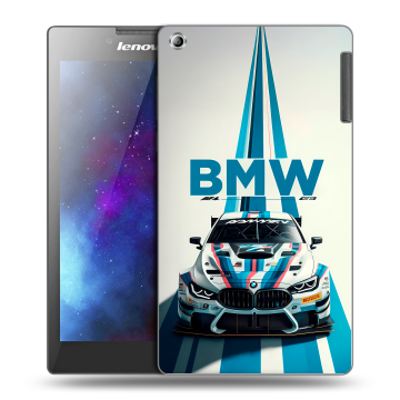 Силиконовый чехол на Lenovo Tab 2 A7-30 с принтом БМВ BMW