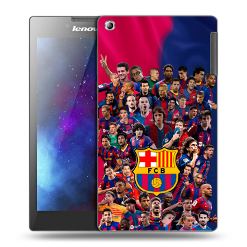 Силиконовый чехол на Lenovo Tab 2 A7-30 с принтом Барселона Barcelona Силиконовый чехол на Lenovo Tab 2 A7-30 с принтом Барселона Barcelona